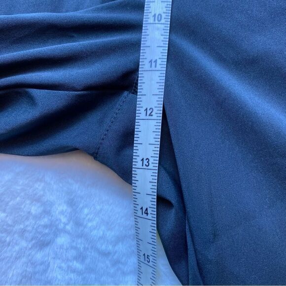 Nike Golf Dri-Fit Flat Front Black Shorts Size 38 - Picture 10 of 11